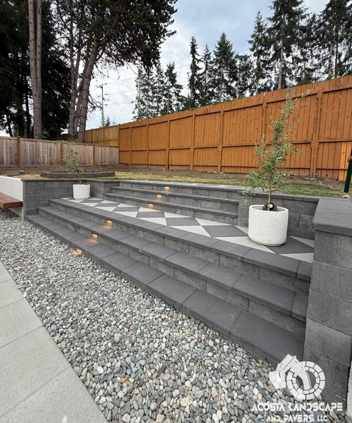 Architectural Hardscape & Modern Courtyard Living